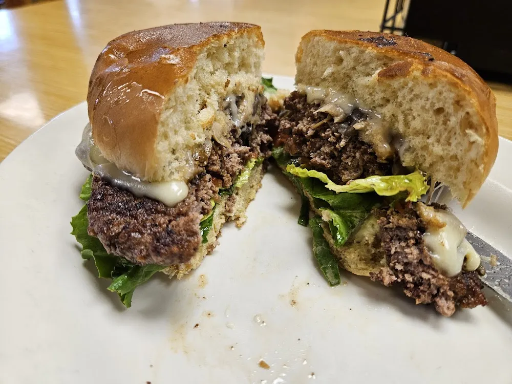 Mushroom Swiss Burger